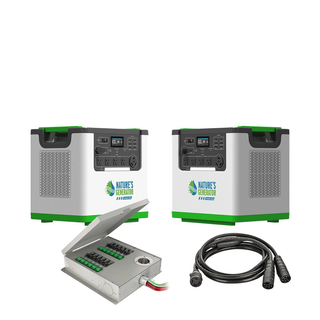 Lithium 3600 with 6-Circuit Transfer Switch