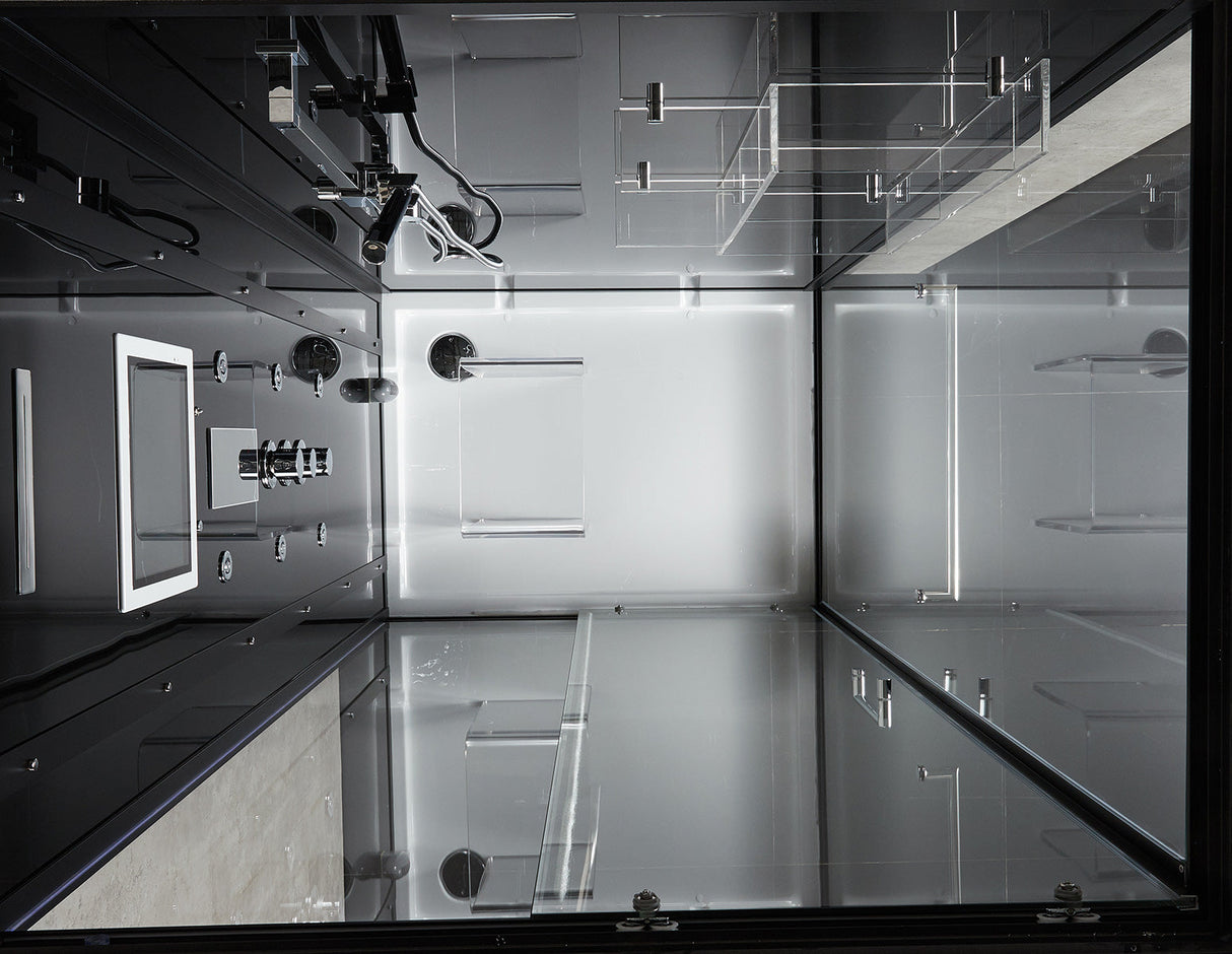 Maya Bath Platinum Lucca‑R 47″ × 33″ × 88″ Steam Shower