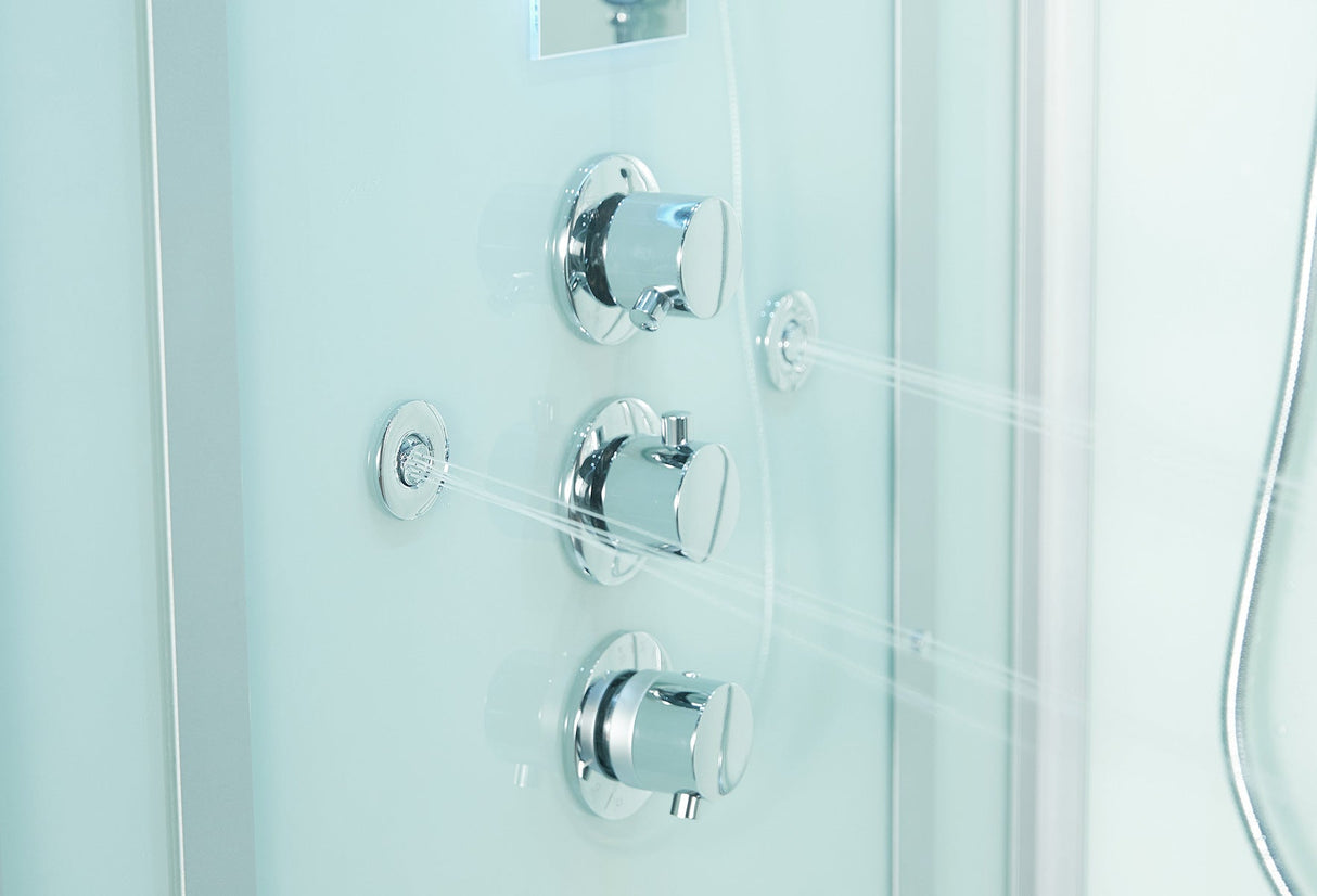 Maya Bath Platinum Lucca‑R 47″ × 33″ × 88″ Steam Shower
