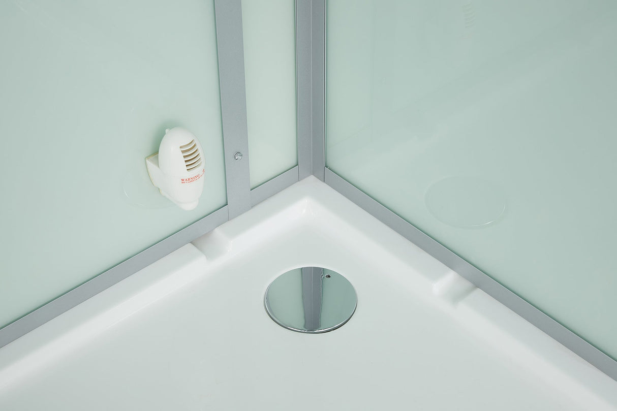 Maya Bath Platinum Lucca‑R 47″ × 33″ × 88″ Steam Shower