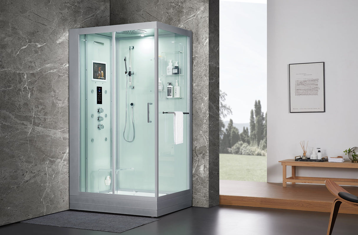 Maya Bath Platinum Lucca-L 47″ × 33″ × 88″ Steam Shower