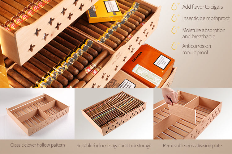 Raching MON1800A Precision Climate Controlled Humidor with Ammonia Removal | 900 Cigars