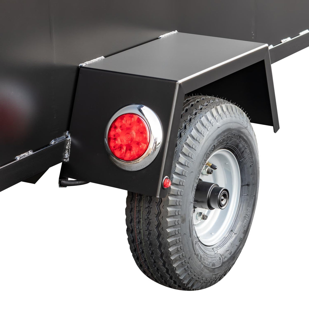 Meadow Creek BBQ144 4-Pit Chicken Cooker Trailer with Rotating Grates