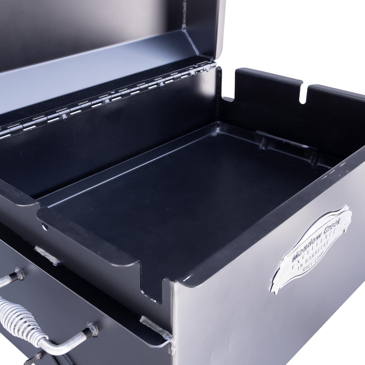 Meadow Creek BBQ26S Charcoal Grill Chicken Cooker with Rotating Grates and Free Standing Legs