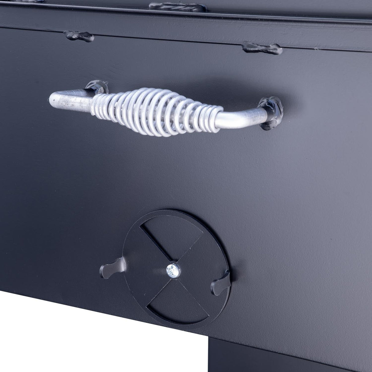Meadow Creek BBQ26S Charcoal Grill Chicken Cooker with Rotating Grates and Free Standing Legs