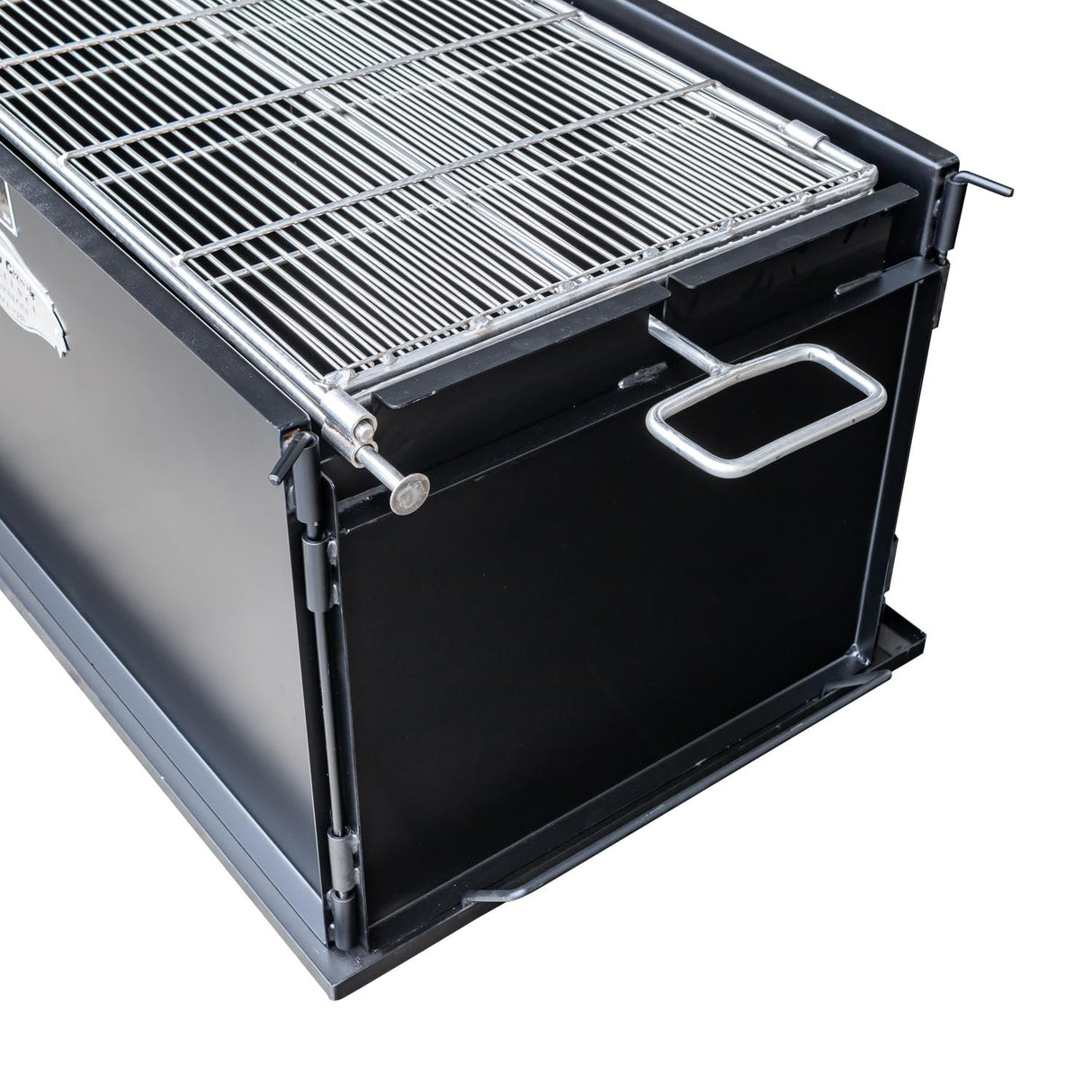 Meadow Creek BBQ42C Collapsible Charcoal Grill Chicken Cooker with Rotating Grates