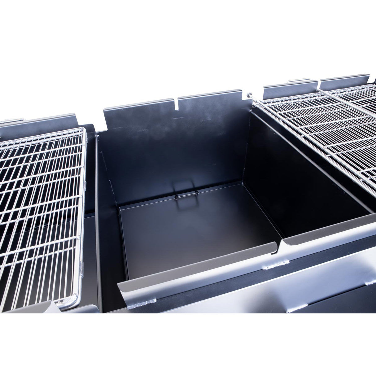 Meadow Creek BBQ96 3-Pit Chicken Cooker Trailer with Rotating Grates