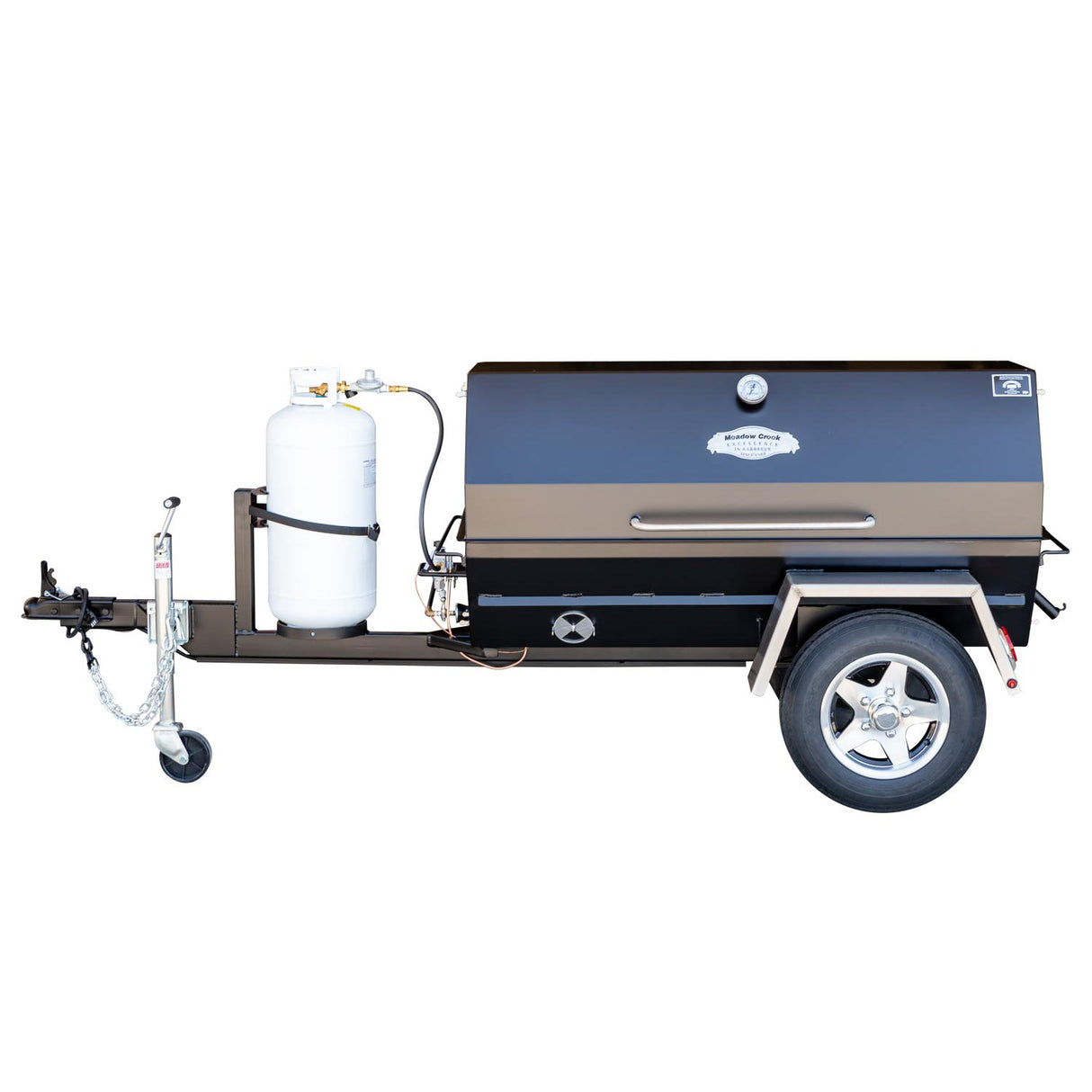 Meadow Creek PR60GT 60" Gas Pig Roaster and Trailer