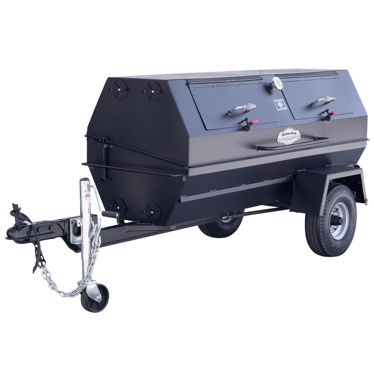 Meadow Creek PR72T 72" Pig Roaster Smoker and Trailer