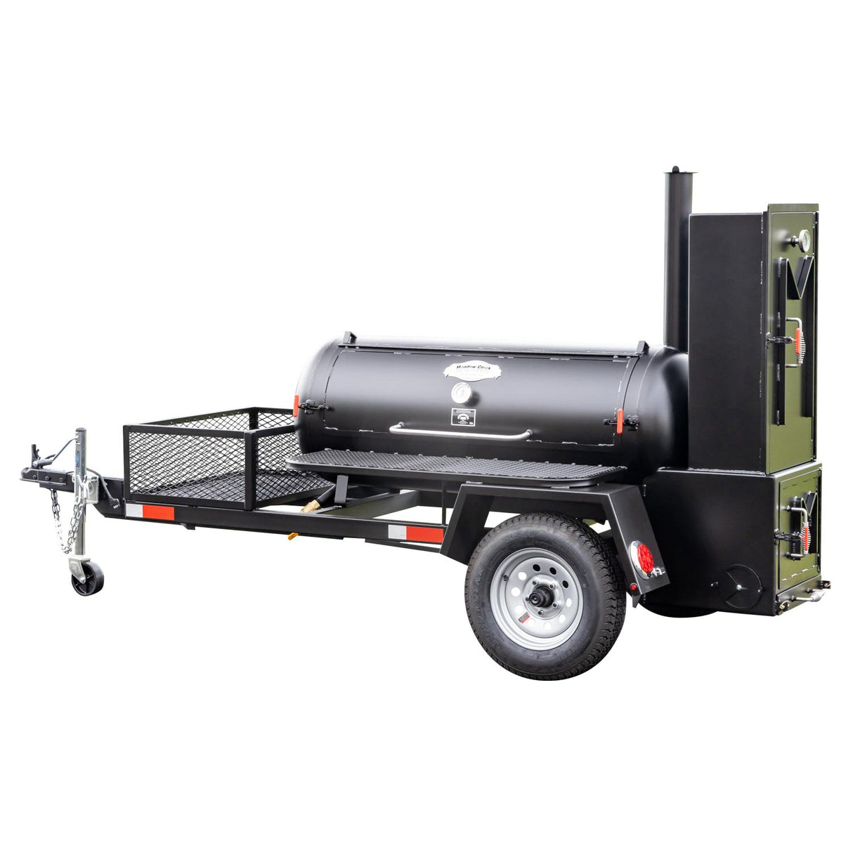Meadow Creek TS120 Offset Tank Smoker and Trailer
