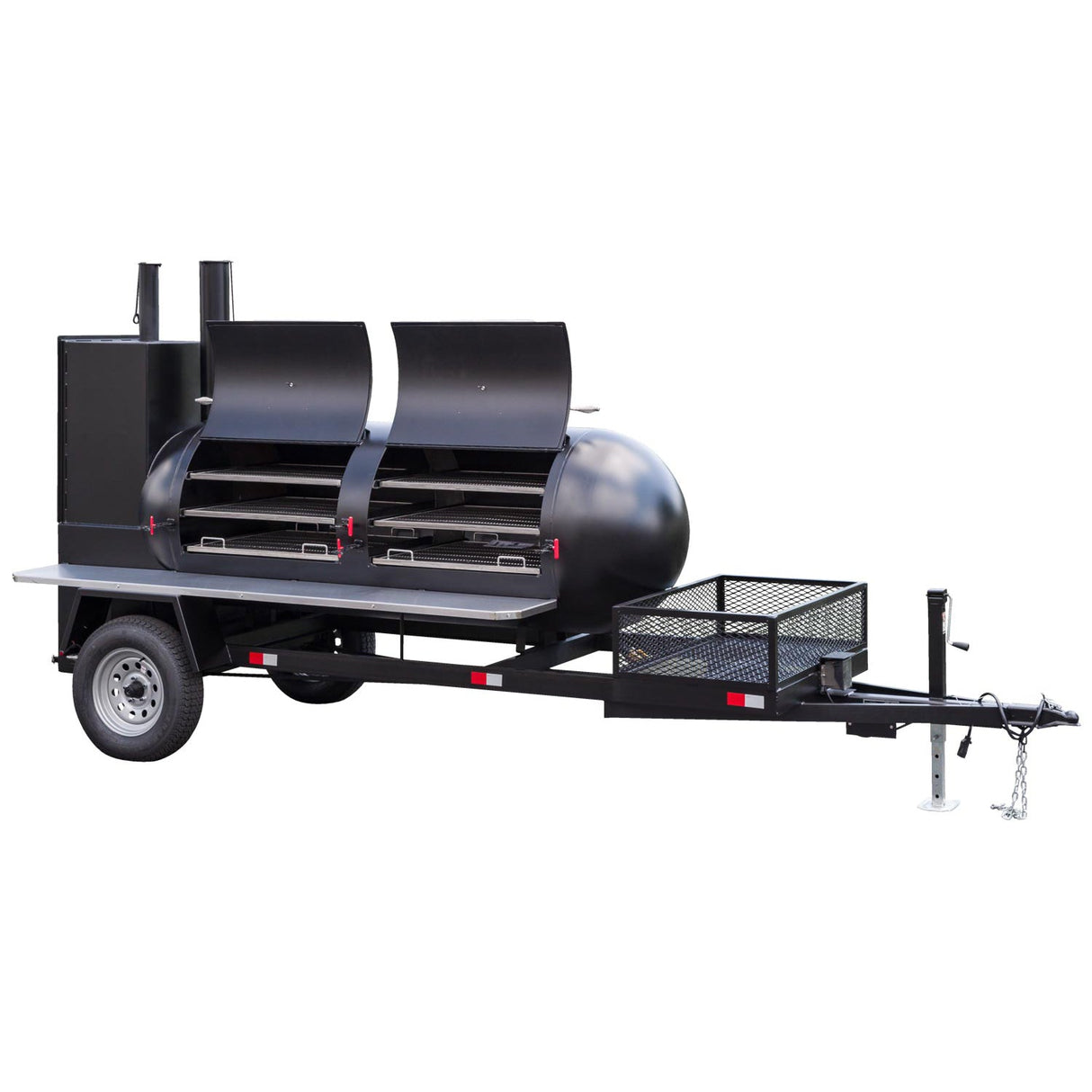 Meadow Creek TS500 Offset Tank Smoker and Trailer