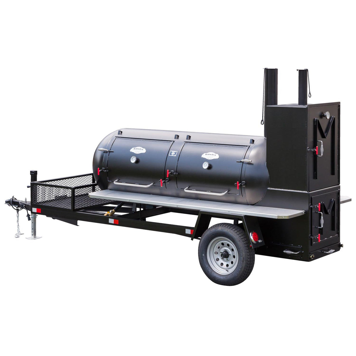 Meadow Creek TS500 Offset Tank Smoker and Trailer