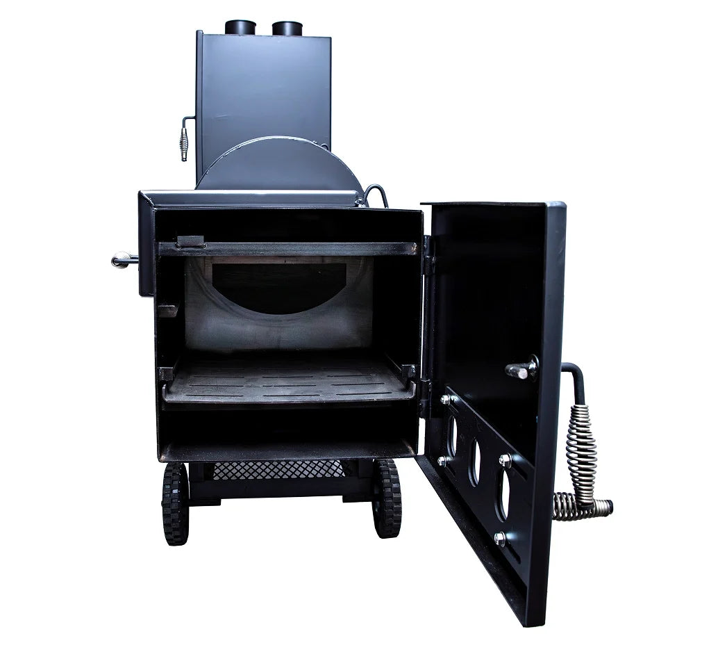 Old Country BBQ Pits Angus Offset with vertical chamber Smoker OC20x80