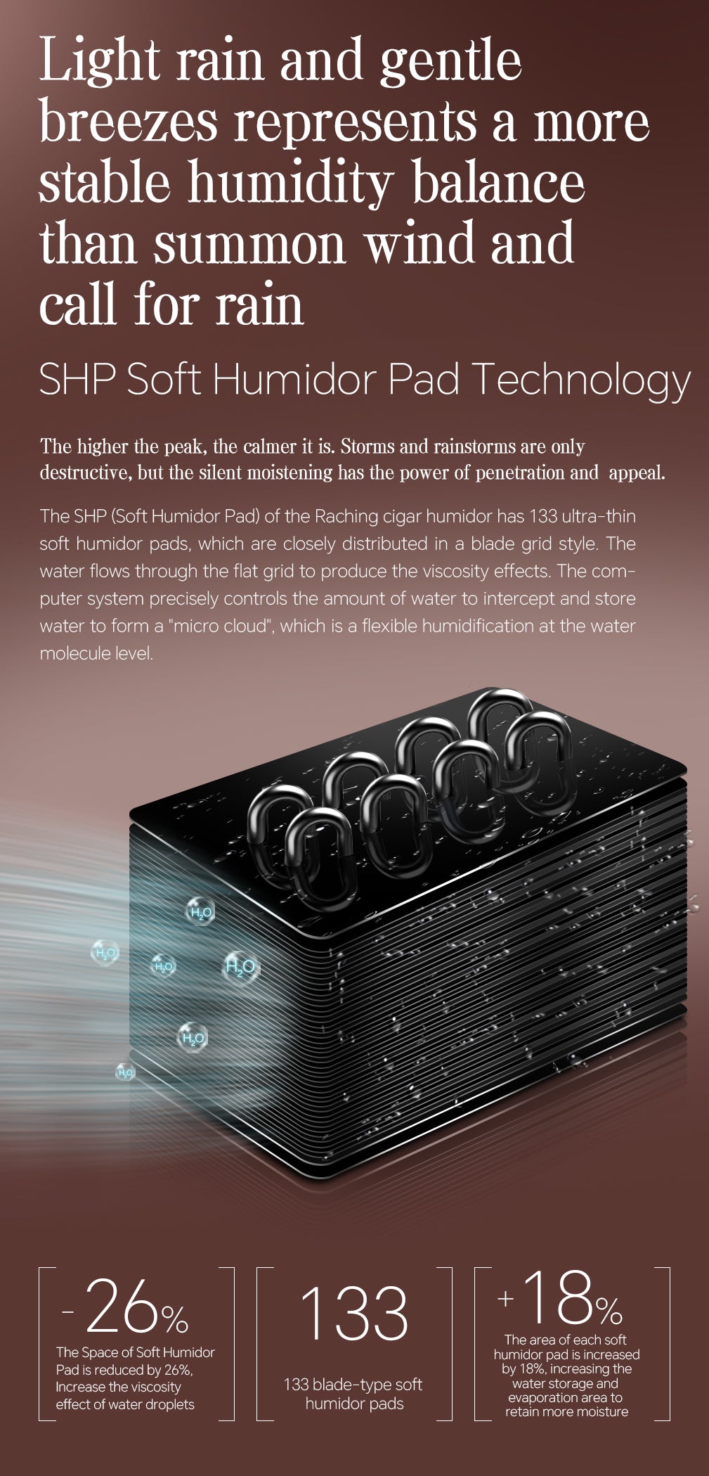 Raching Reserva RR980 Series Electric Humidor | 3000 Cigars