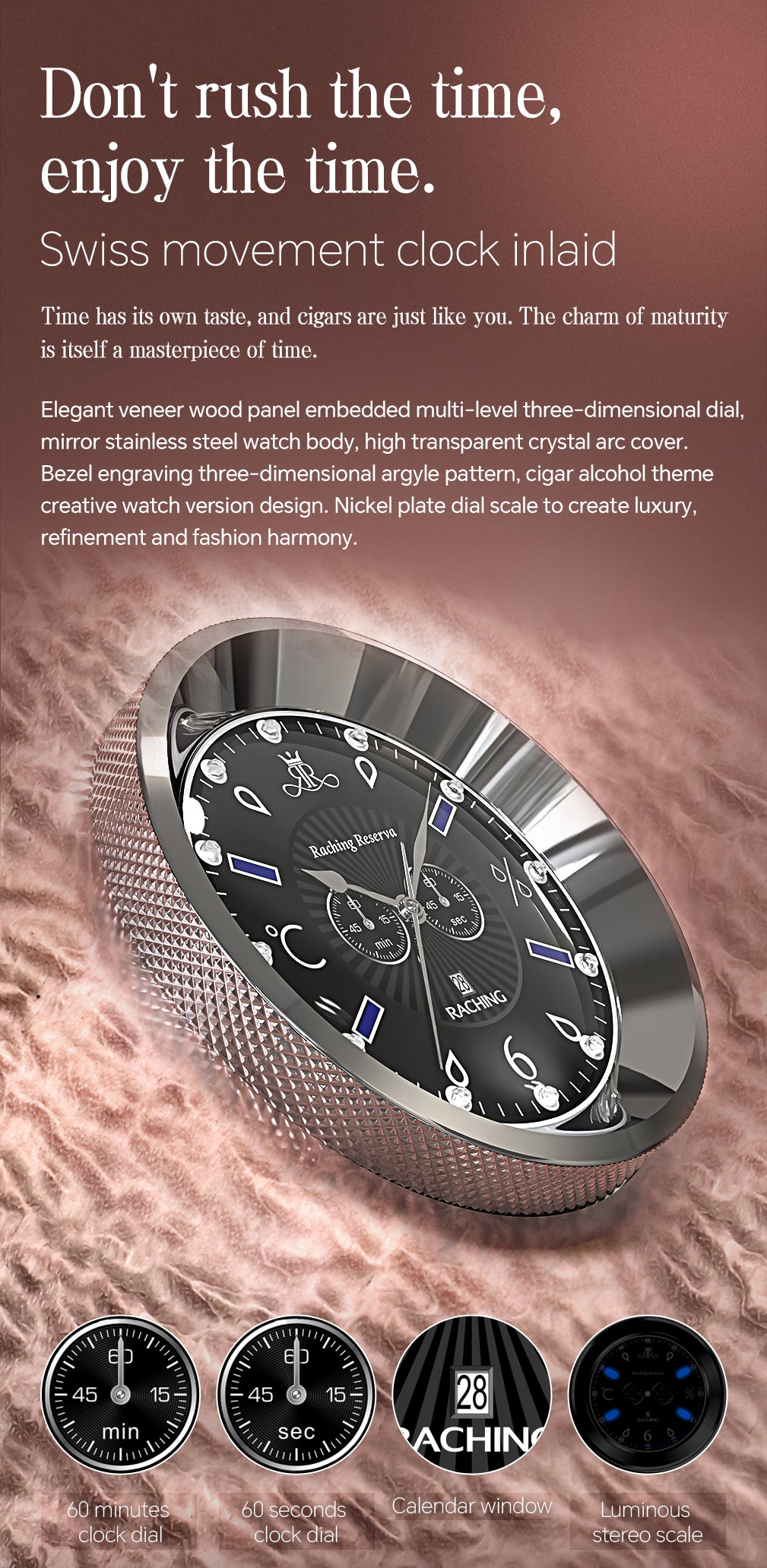 Raching Reserva RR980 Series Electric Humidor | 3000 Cigars