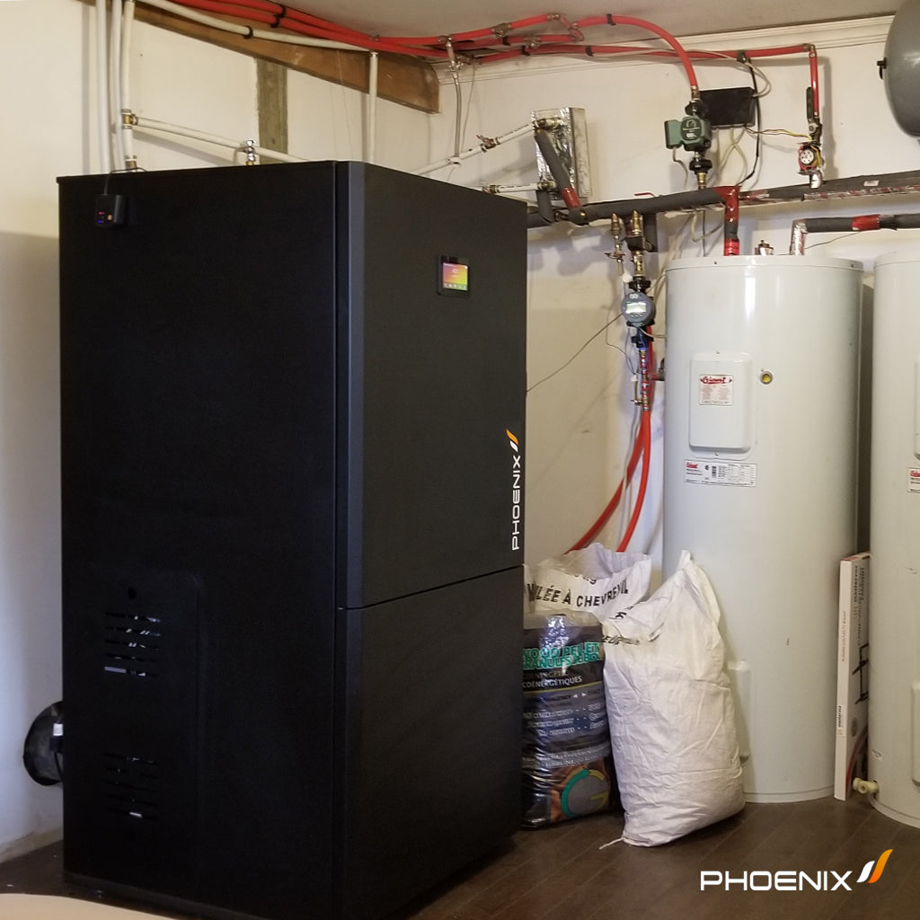 PHOENIX 18 Pellet Boiler 61K BTU Efficient Heating Solution