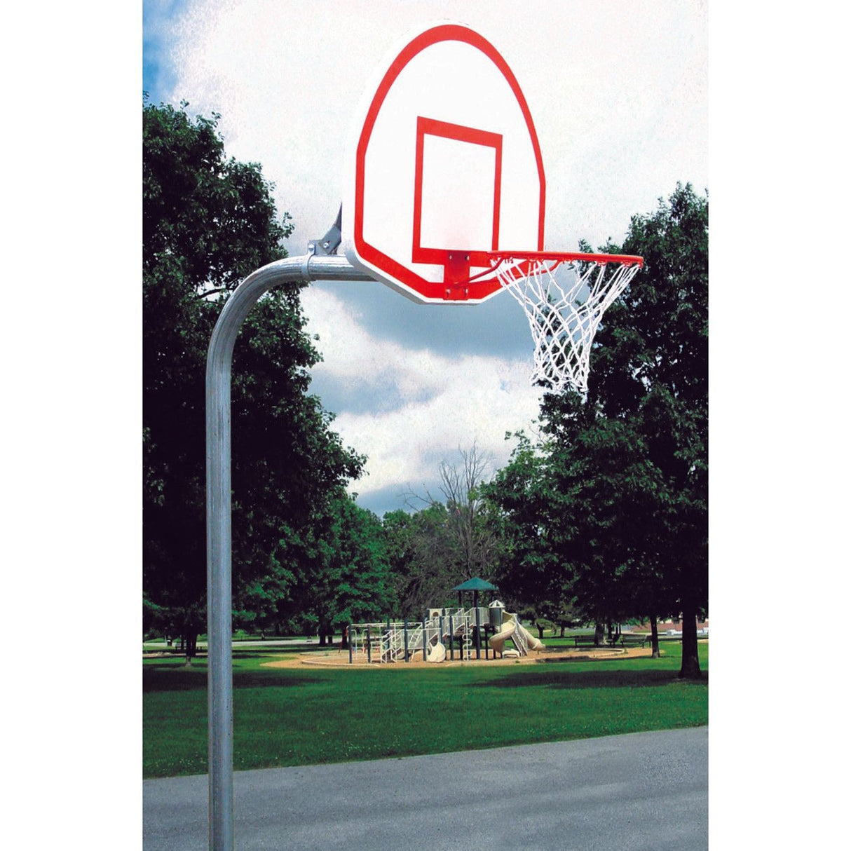 Gared Economy 3-1/2″ O.D. Straight Post Basketball Package – SKU PK3511