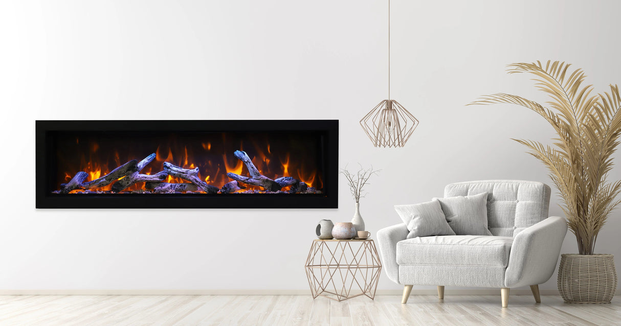Amantii Panorama Deep & Extra Tall 40" Indoor/Outdoor Electric Fireplace BI-40-DEEP-XT