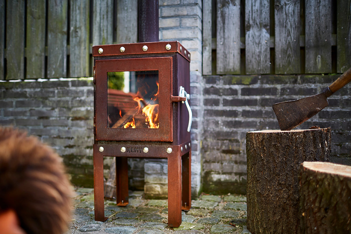 RB73 Piquia Compact Outdoor Wood Burning Stove 97563723