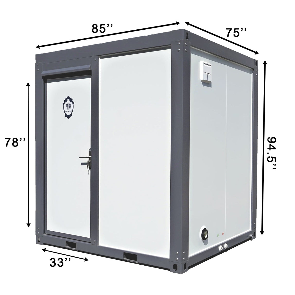 Portable Restroom with Shower