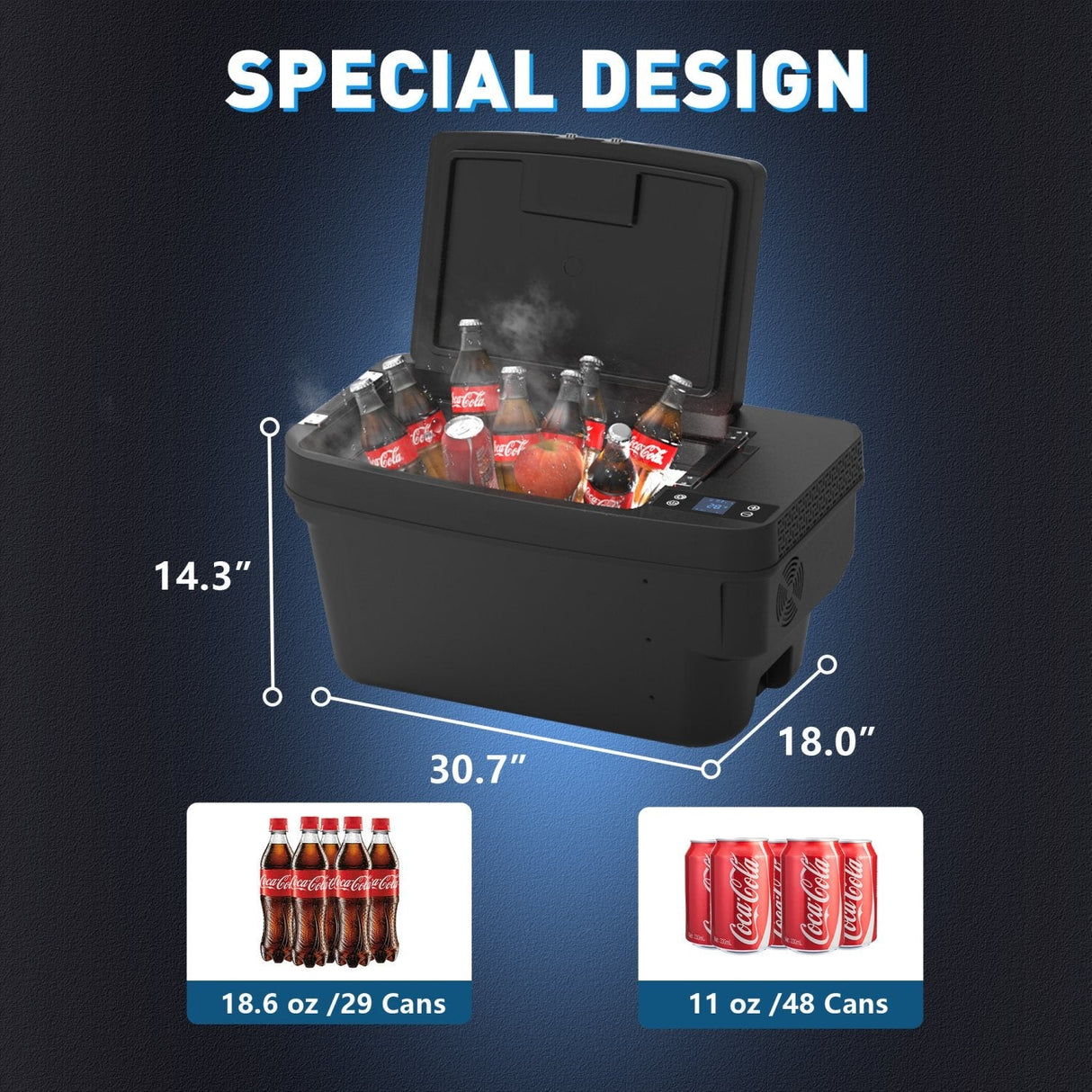 Chery Industrial Portable freezer specially designed for Tesla Model Y