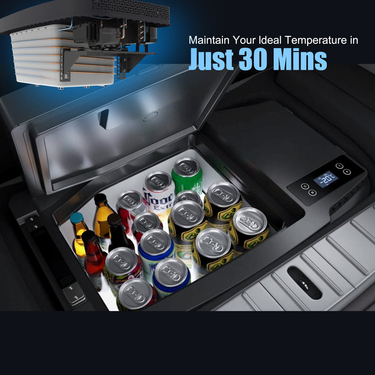 Chery Industrial Portable Freezer Specially Designed for Tesla Model 3