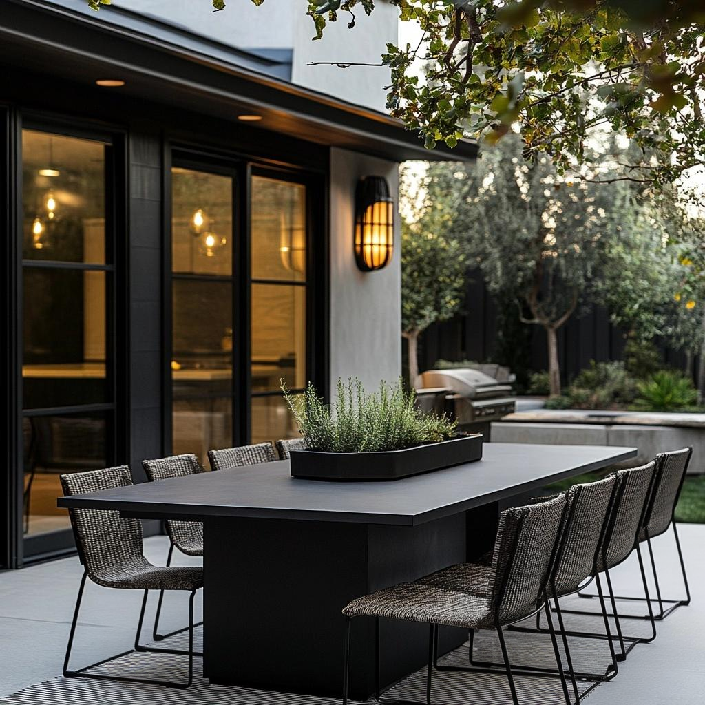 Carbon Designs The Prescott Outdoor Dining Table