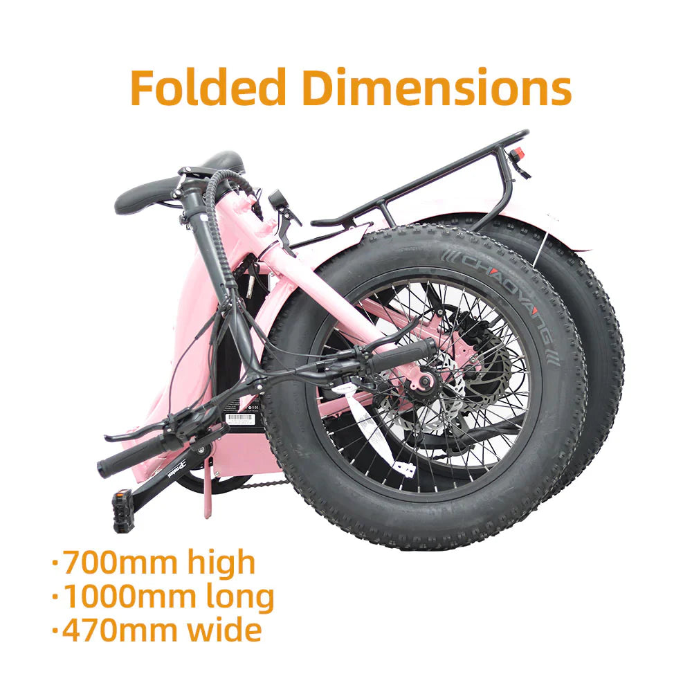 Eunorau E-Fat Foldable Step-Thru 500W Electric Bike