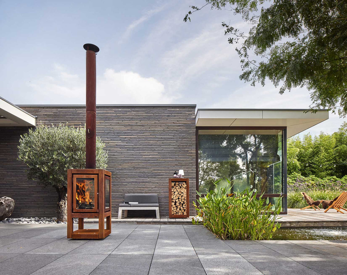 RB73 Quaruba XXL Outdoor Wood Burning Fireplace 97563717
