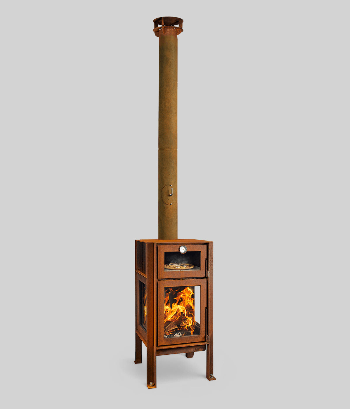 RB73 Quercus Outdoor Wood Burning Fireplace Oven 97563722