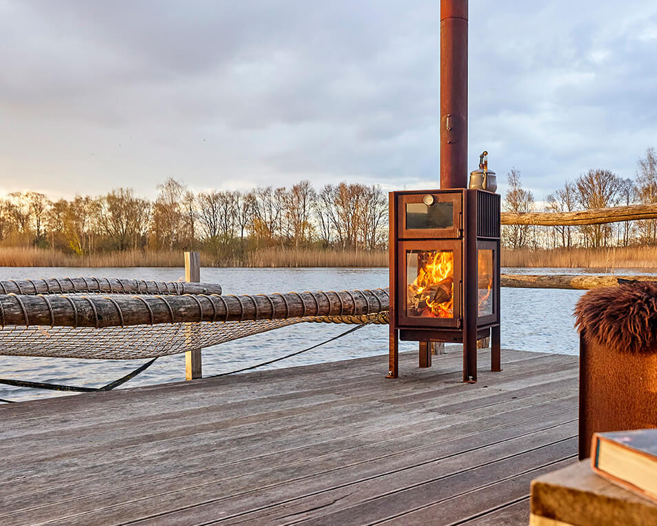 RB73 Quercus Outdoor Wood Burning Fireplace Oven 97563722