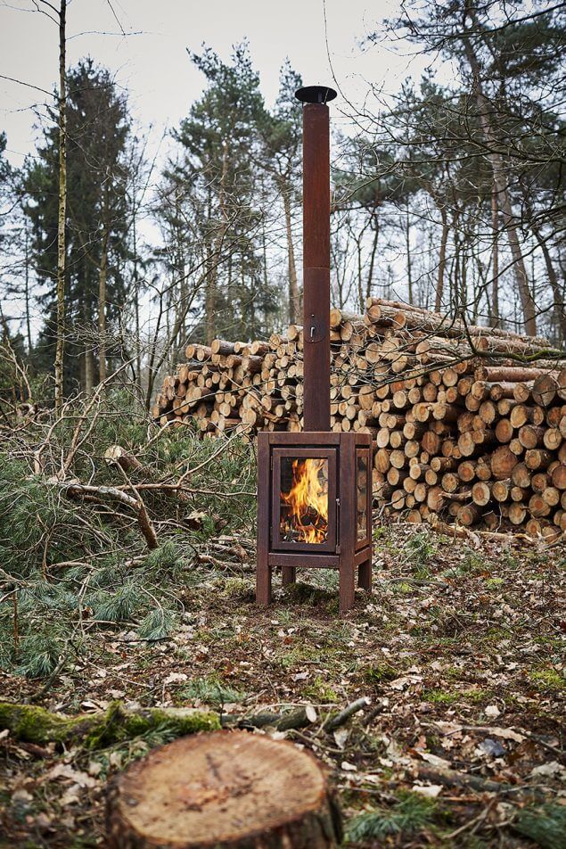 Quaruba XXL 3-Sided Glass Outdoor Fireplace QUARUBA-XXL-3
