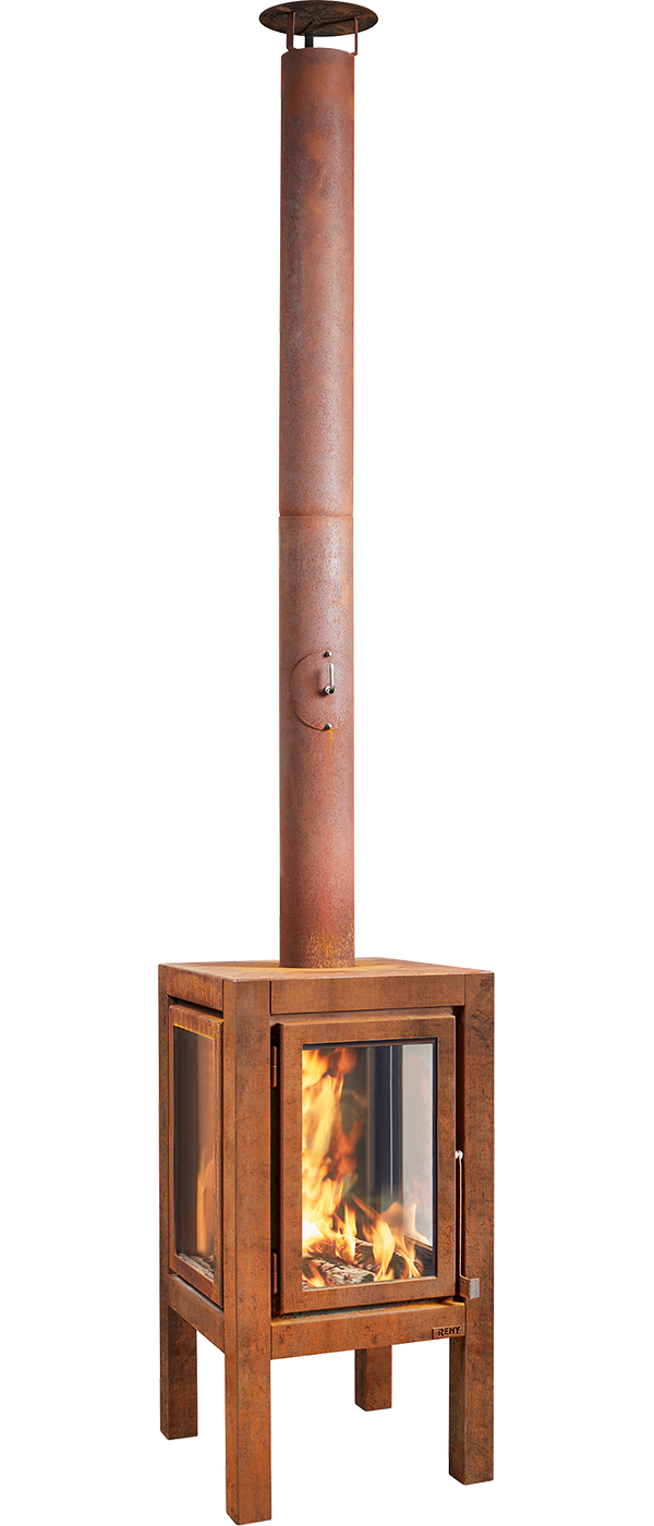 Quaruba XXL 3-Sided Glass Outdoor Fireplace QUARUBA-XXL-3