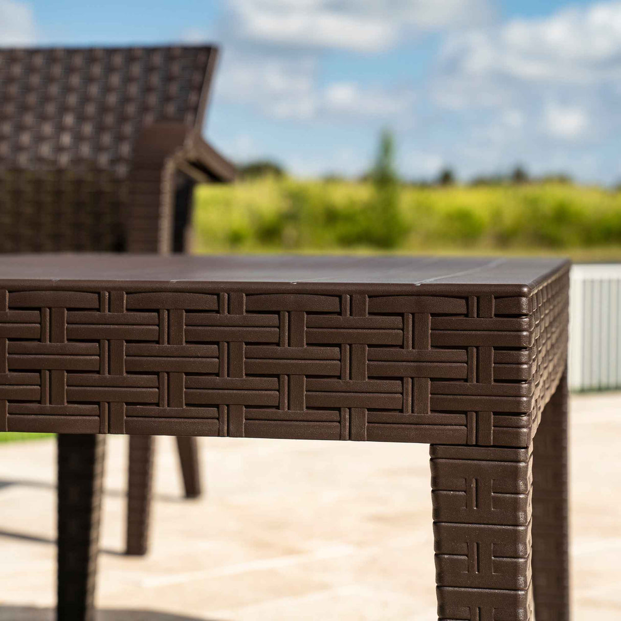 Rainbow Outdoor Alaska 4-Piece Seating Set - Brown