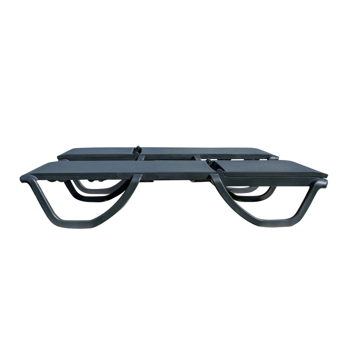 Rainbow Outdoor Florence Set of 2 Chaise Lounger - Anthracite - Anthracite Sling