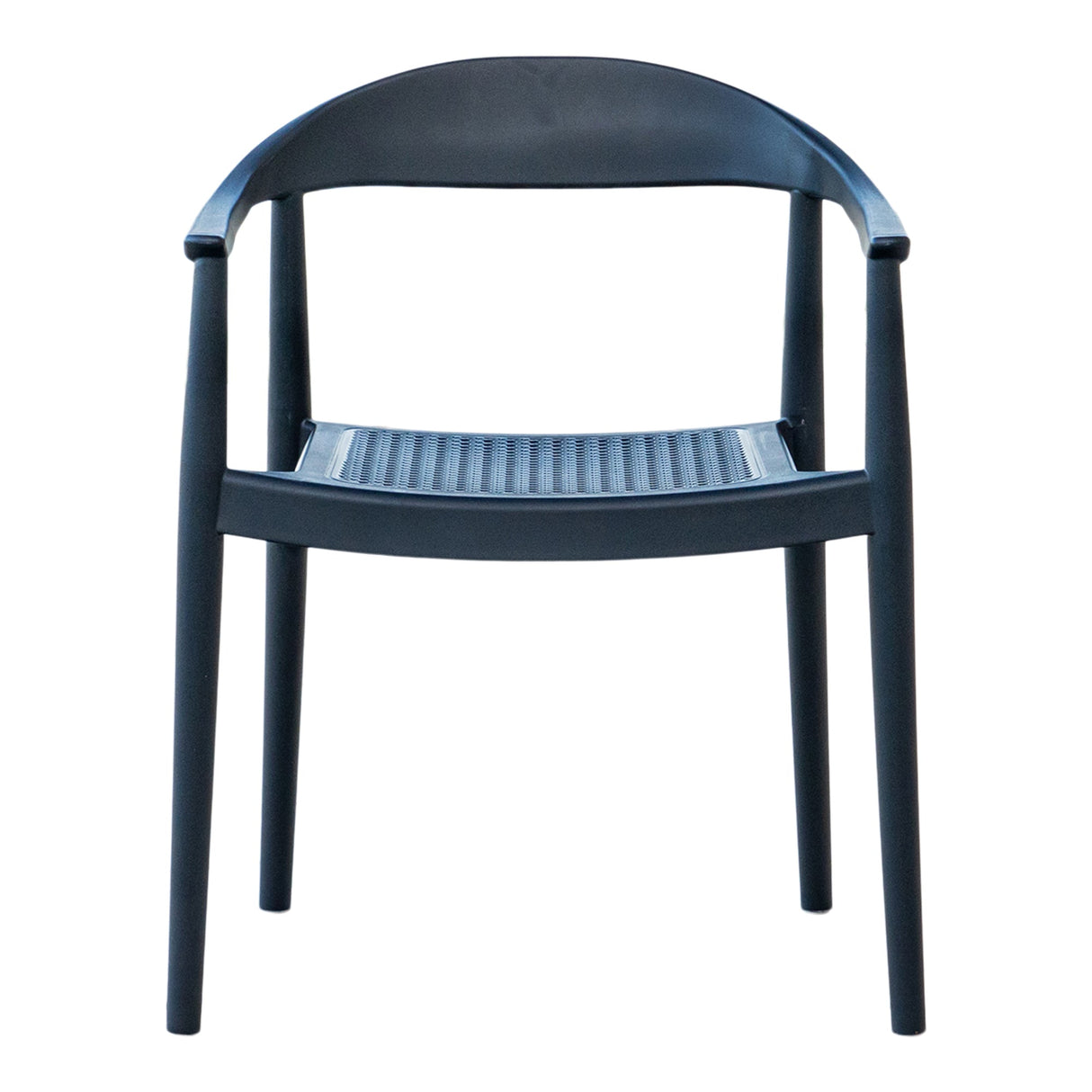 Rainbow Outdoor Kennedy Set of 2 Stackable Armchair-Anthracite