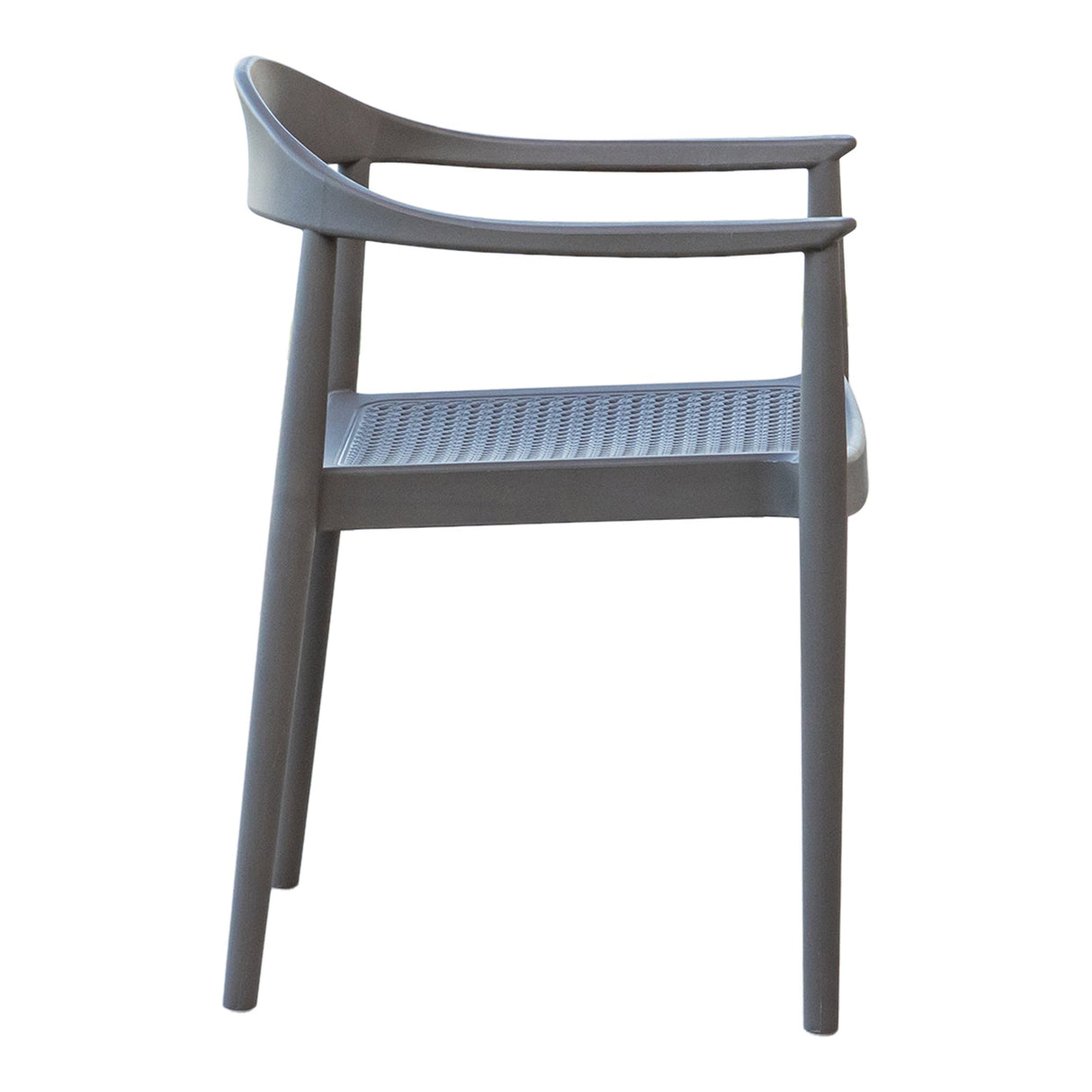 Rainbow Outdoor Kennedy Set of 2 Stackable Armchair-Cappuccino