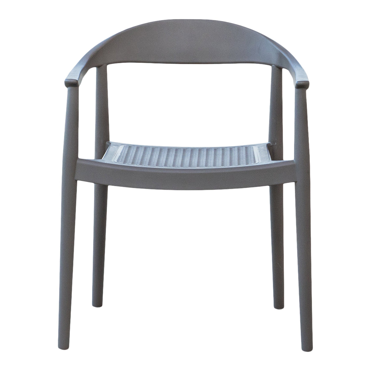 Rainbow Outdoor Kennedy Set of 2 Stackable Armchair-Cappuccino