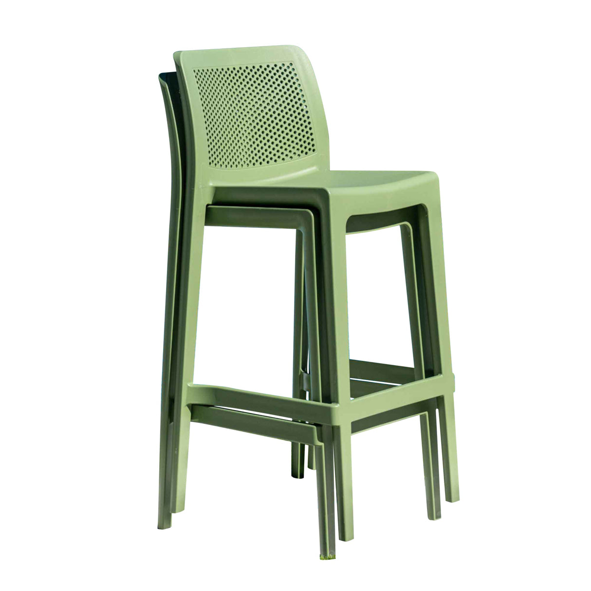 Rainbow Outdoor Lisa Set of 2 Barstools - Green