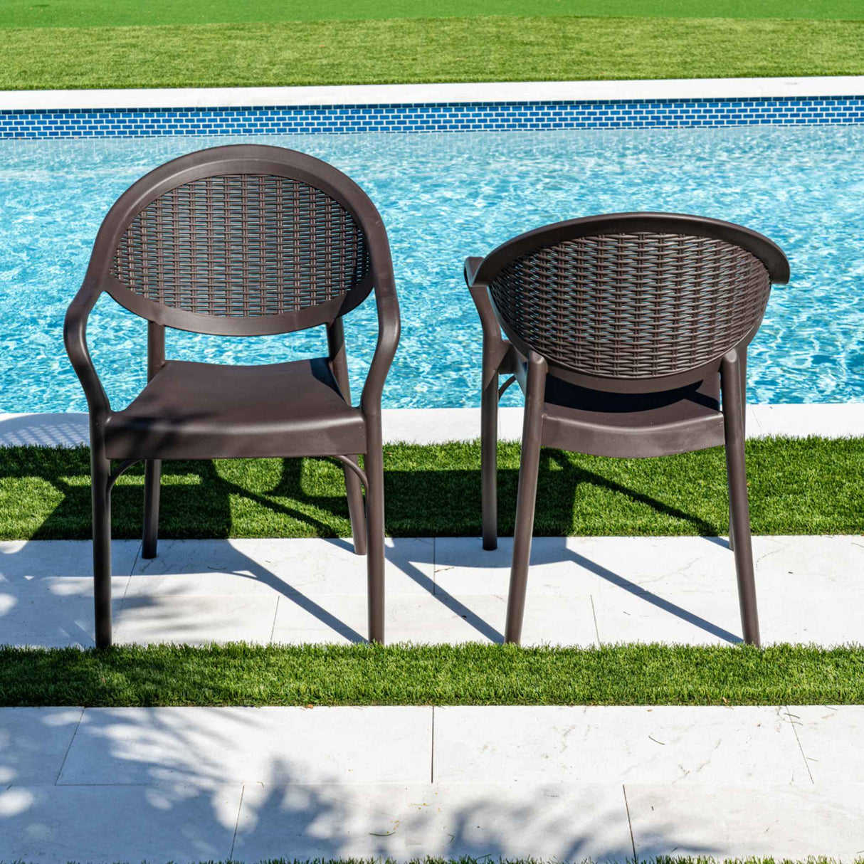 Rainbow Outdoor Mona 5-Piece Dining Set-Brown