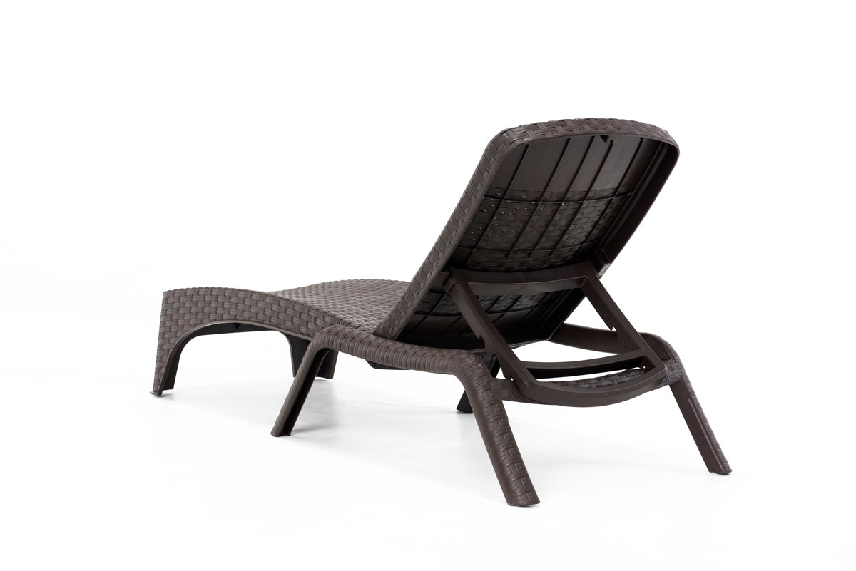Rainbow Outdoor Roma Set of 2 Chaise Lounger-Brown