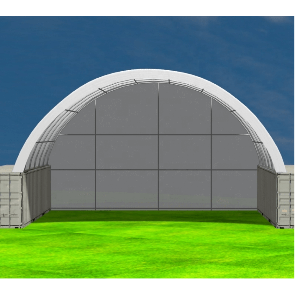 Chery Industrial Back Wall for Container Canopy Shelter 40'x40'x13'
