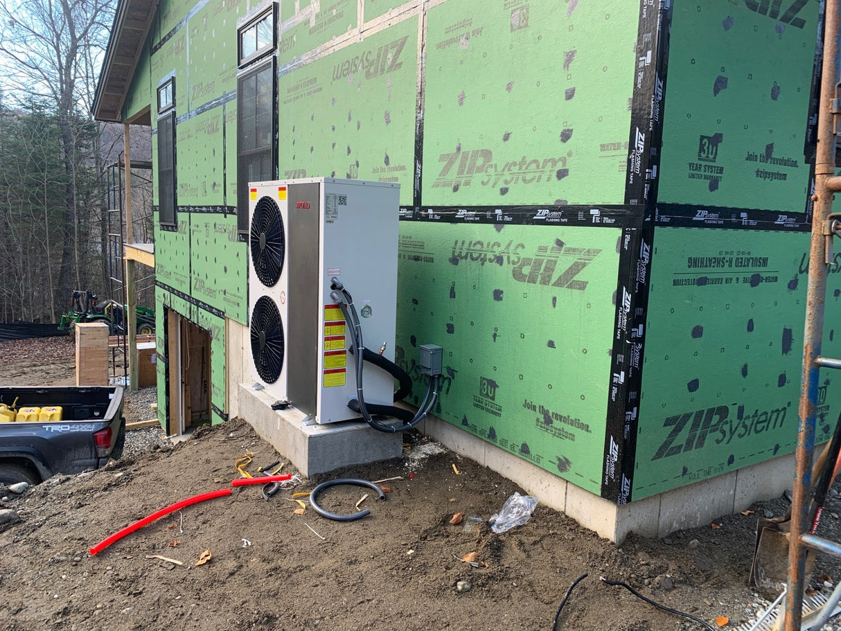 APOLLO Central Heat Pump - 72k btu / 6 ton - Air to Water - EVI Inverter DC technology