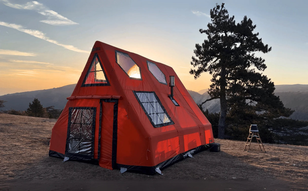 Sonmez Outdoor Mini Air Bungalow Inflatable Tent with Digital Air Pump