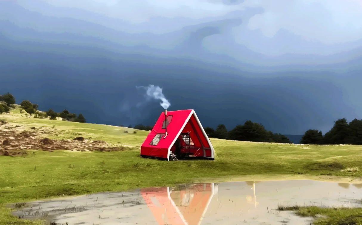 Sonmez Outdoor Mini Air Bungalow Inflatable Tent with Digital Air Pump
