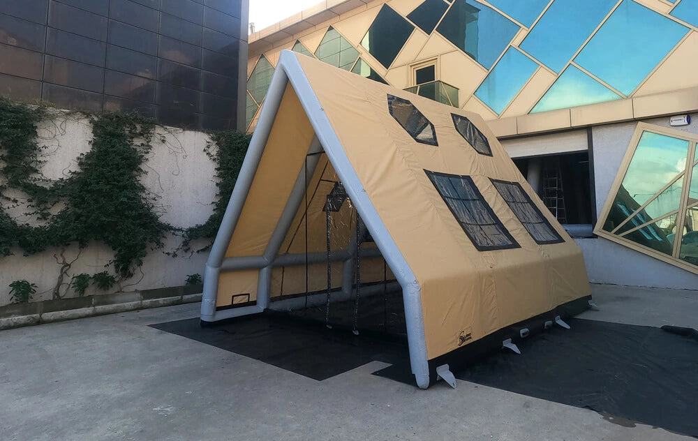 Sonmez Outdoor Mini Air Bungalow Inflatable Tent with Digital Air Pump