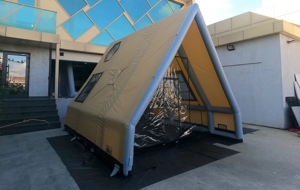Sonmez Outdoor Mini Air Bungalow Inflatable Tent with Digital Air Pump