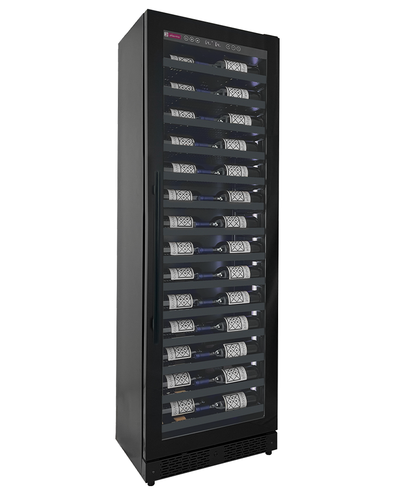 Allavino Reserva Series 67-Bottle 71″ Tall Single Zone Right Hinge Black Shallow Wine Refrigerator Console