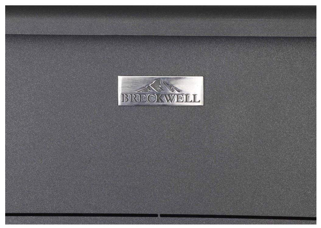 Breckwell Hearth BIG E 23" Pellet Stove with Black Door and Ashpan SP1000E