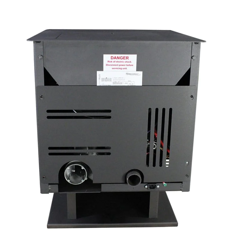 Breckwell Hearth Maverick 24" Freestanding Pellet Stove SP22E + Pedestal